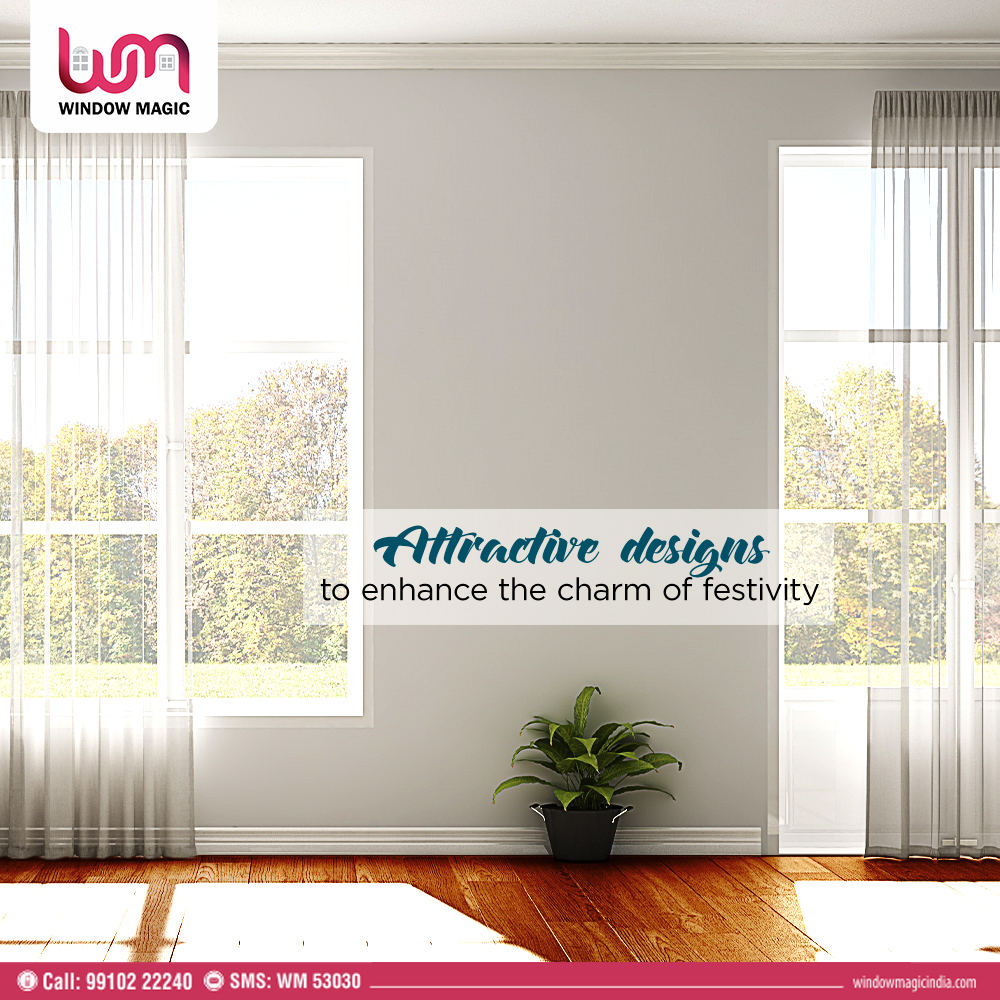 Dress your uPVC Corner Windows - Window Magic India