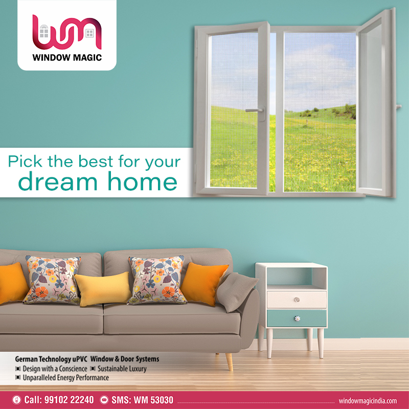 uPVC Doors & Windows: Perfect option for green constructions - Window Magic India