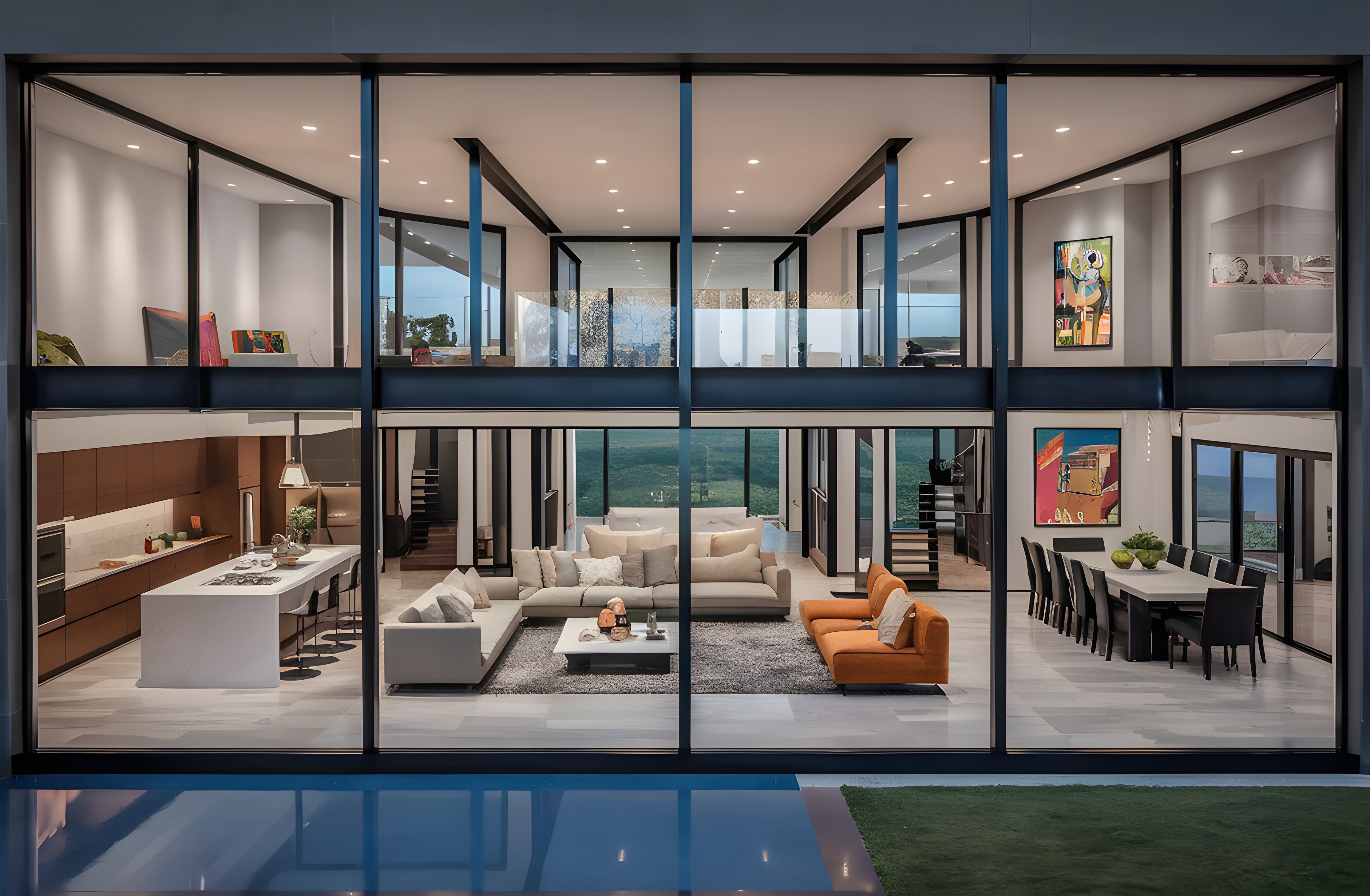 How Architects Decide Window Sizes Before Designing a Luxury Home