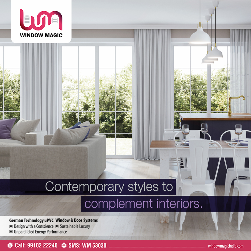 Enhance The Elegance Of Your House By Installing Best uPVC Windows - Window Magic India